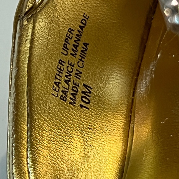 Anne Klein AK2 Gold Heel Sandals Size 10 - Picture 9 of 10